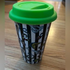 Beetlejuice travel mug